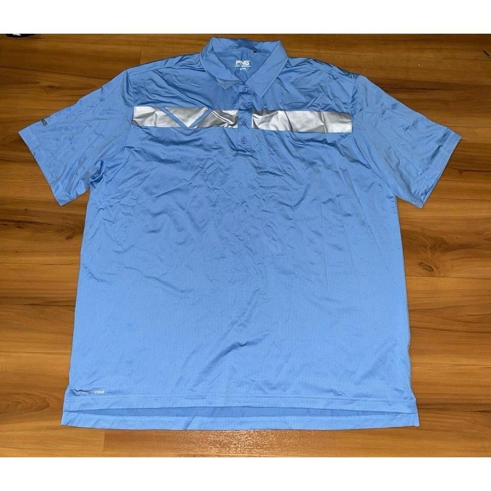 Mens PING Polo Golf Active Performance Shortsleeve Shirt